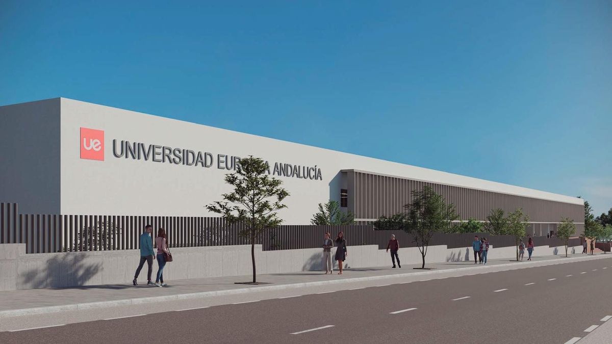 Recreación del campus que la Universidad Europea de Andalucía tendrá en El Romeral.