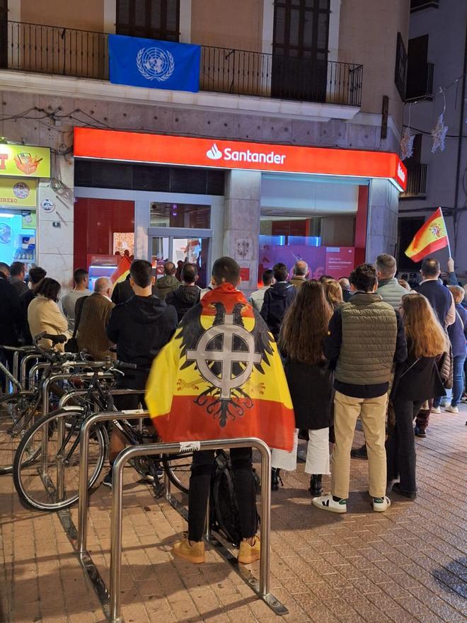 Manifestación contra la amnistía en Palma