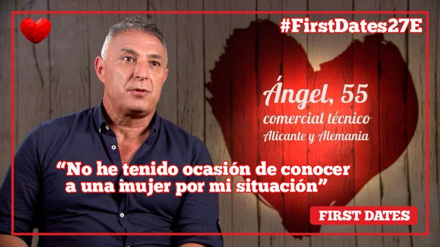 El alicantino Ángel en First Dates