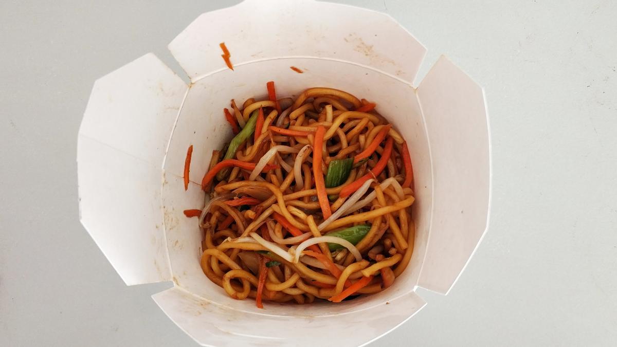 Los fideos 'chow mein' de Kao Street.