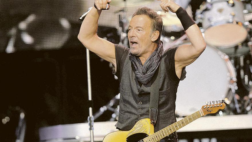 Bruce Springsteen, durante el concierto. // Efe