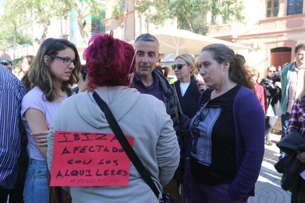 Protesta por los alquileres abusivos en Ibiza