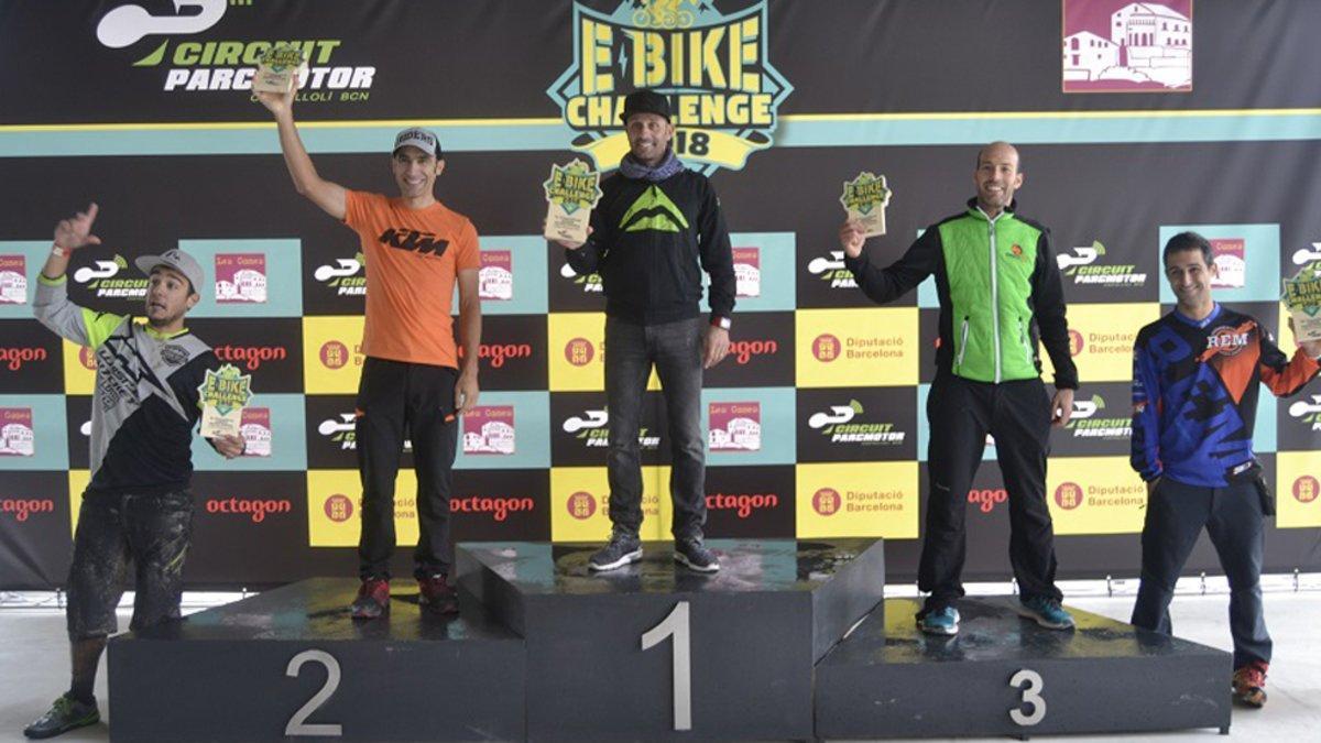 El podio de la E-Bike Challenge