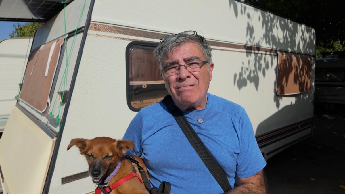 Javier, jubilado viviendo en una autocaravana
