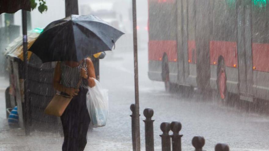 Precipitaciones en València (archivo).