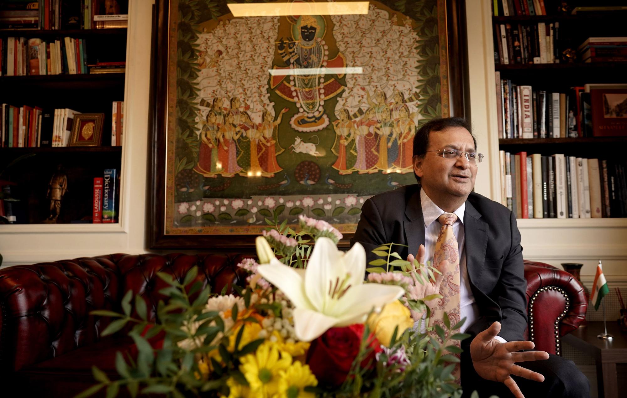 Dinesh K. Patnaik, embajador de India en España. FOTO JOSÉ LUIS ROCA