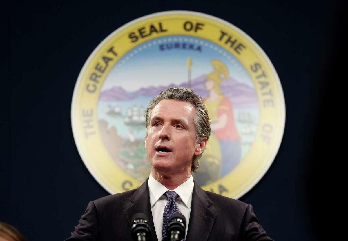 El gobernador de California, Gavin Newsom