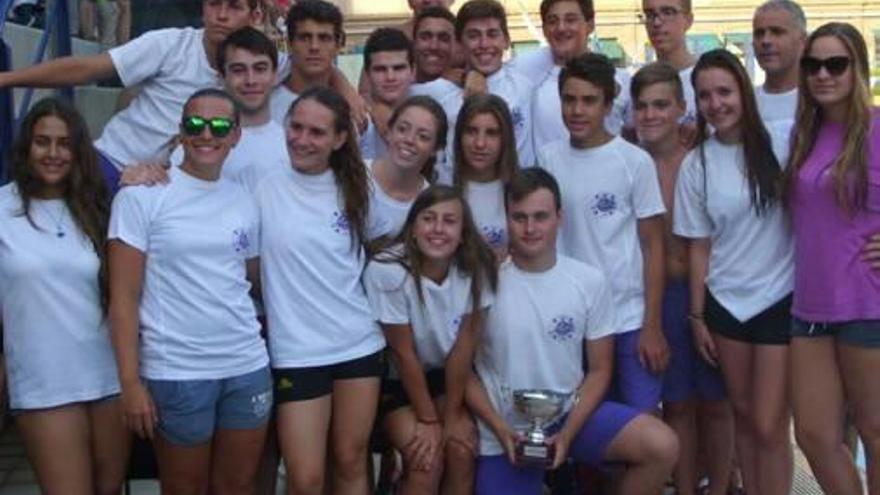 Nadadores del Top Ten, terceros de España.