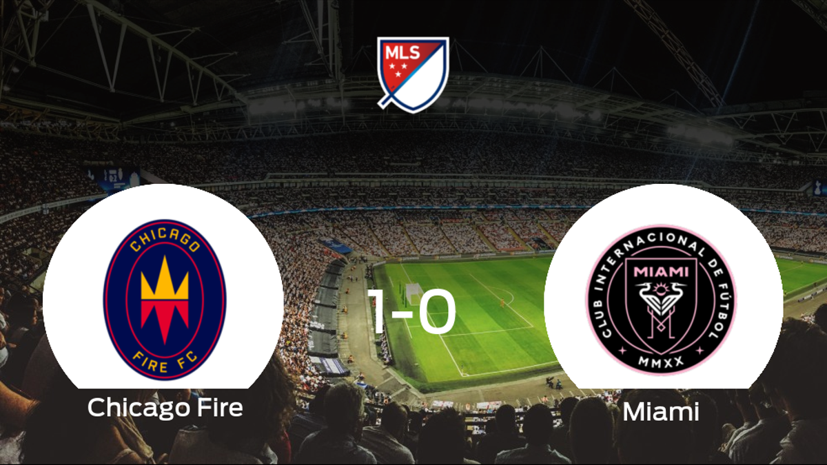 El Chicago Fire consigue la victoria frente al Inter de Miami en el segundo tiempo (1-0)