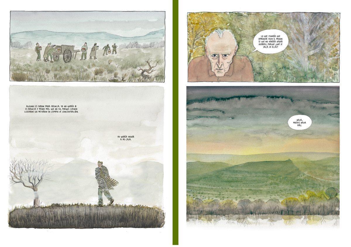 Las páginas 87 y 97 del libro "Aquí donde estoy".