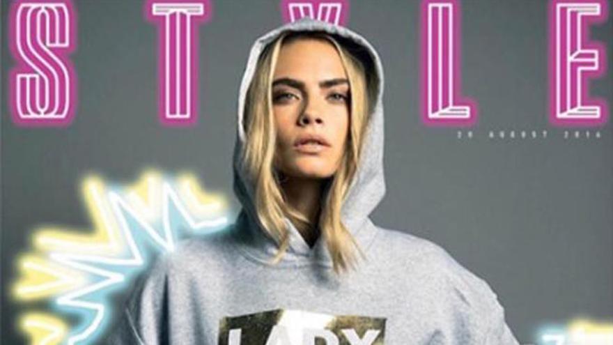 La modelo y actriz Cara Delevingne.