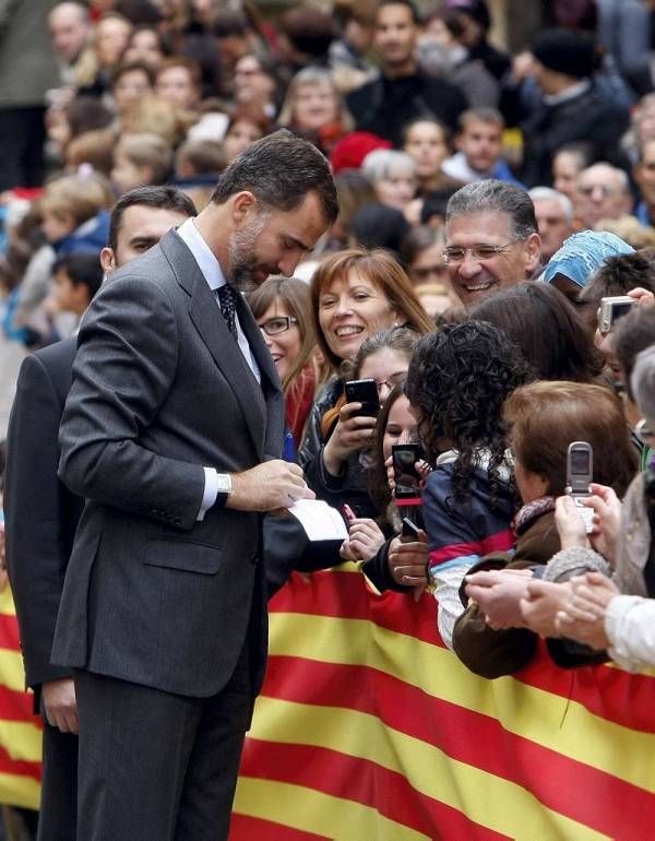 Fotogalería: Los Príncipes de Asturias, en Alcañiz y Caspe.