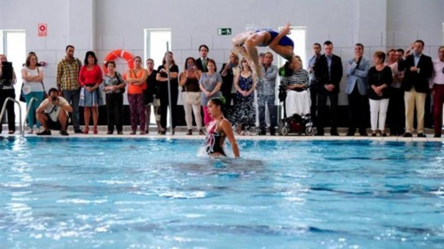 Inauguración del polideportivo de Tamaraceite, junio 2014