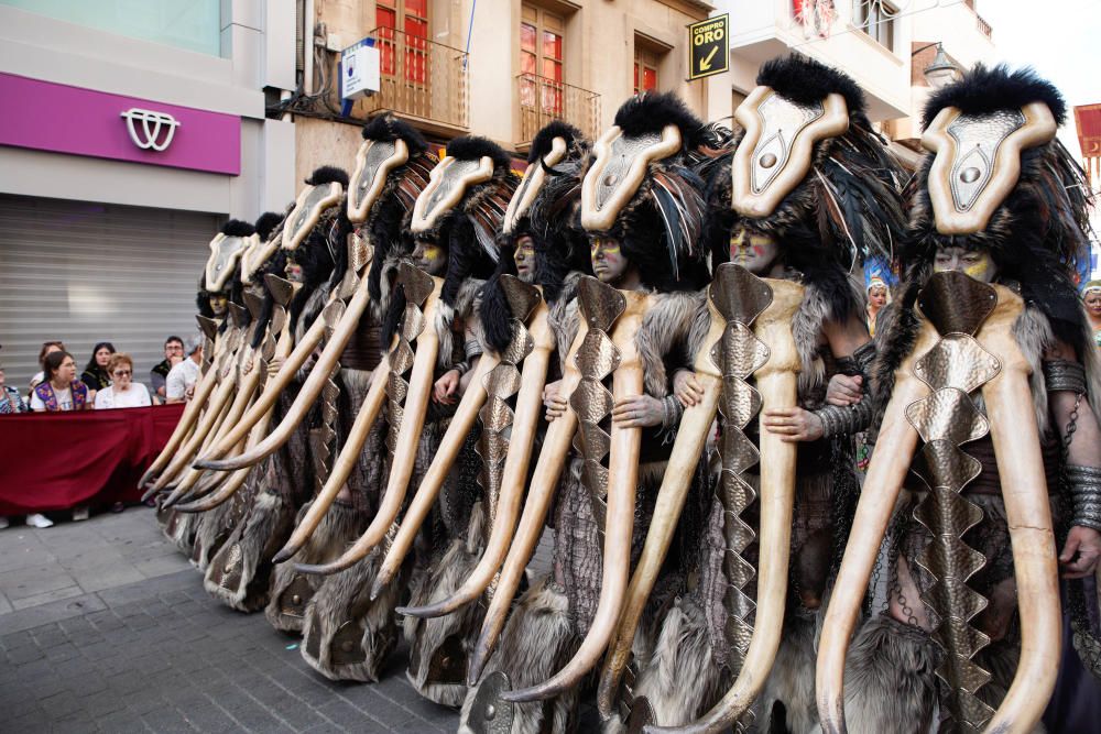 Los Realistas entraron en la ciudad con un boato donde los caballos y la sangre azul de las tropas musulmanas fueron los protagonistas