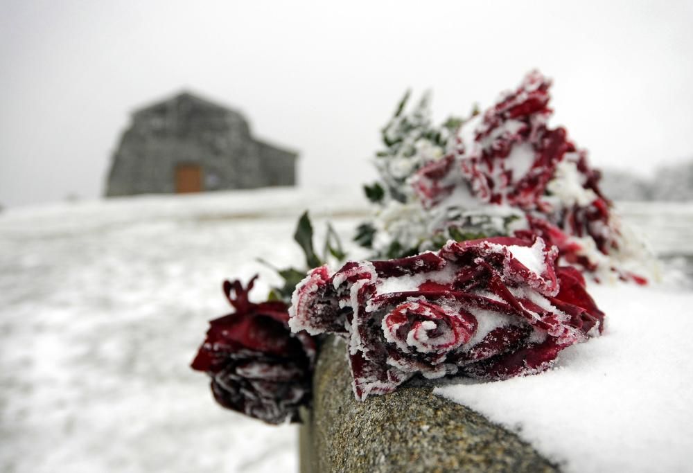 Un manto de nieve para recibir a la primavera