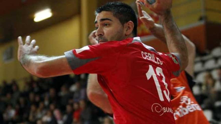 José Ángel Fernández &quot;Cerillo&quot; durante un partido