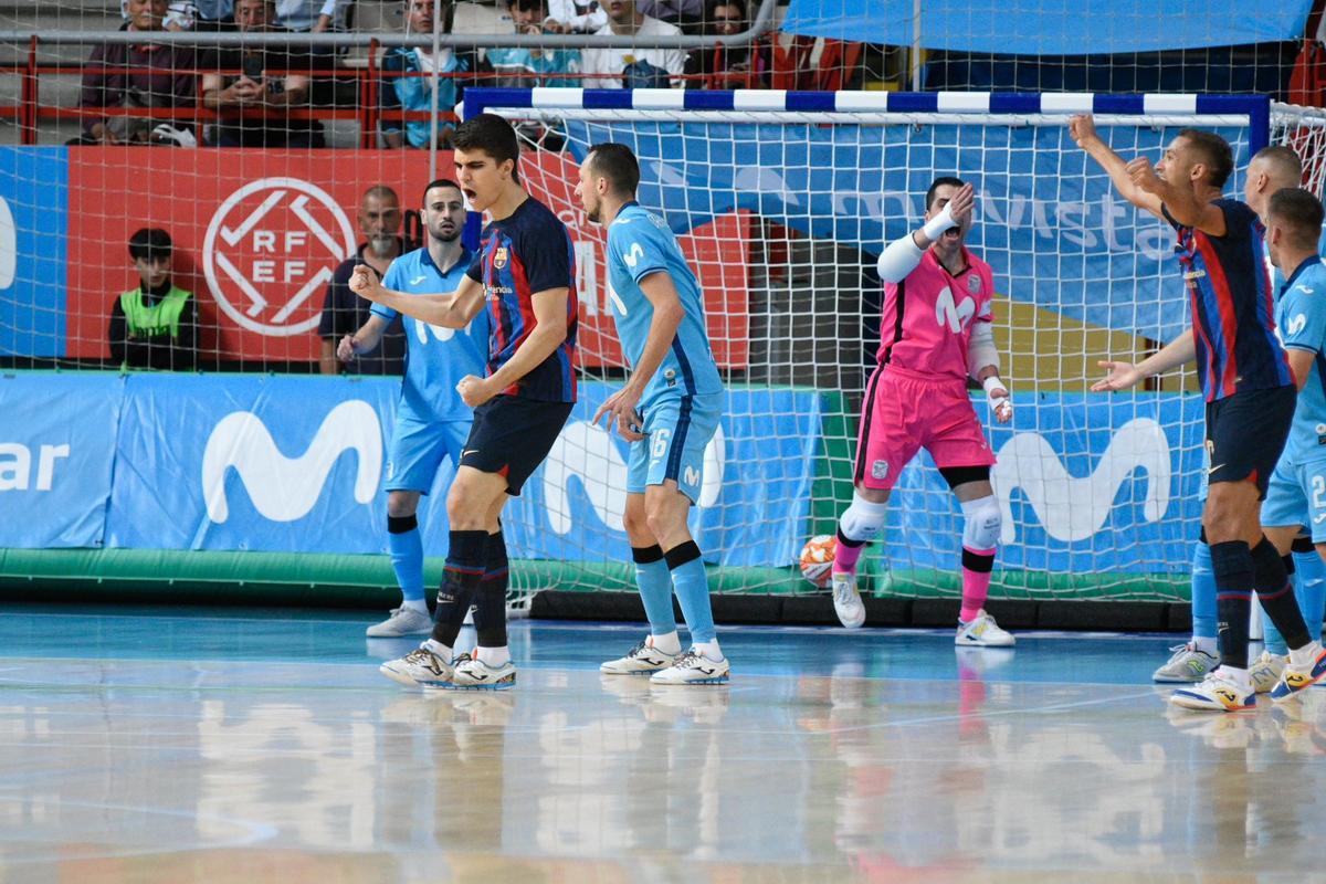 Antonio marco el primer tanto azulgrana en Torrejón