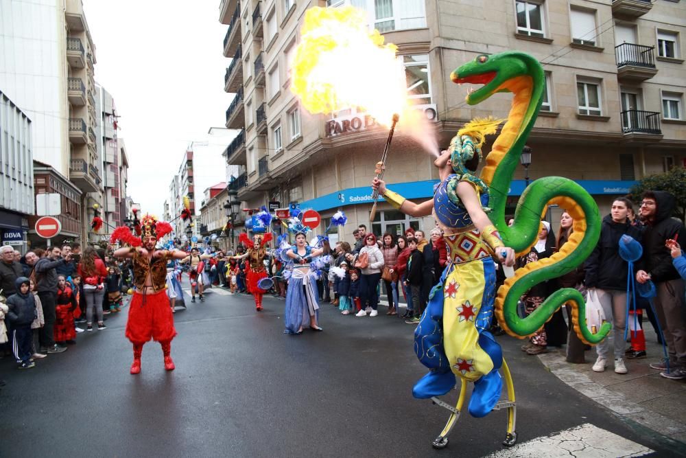 Carnaval 2019 en A Estrada: el circo reina