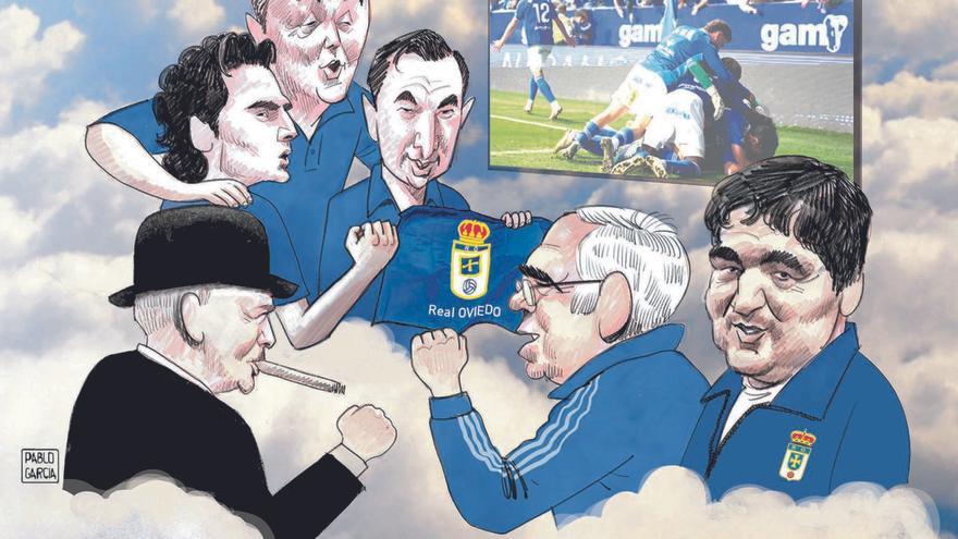 Lángara, Dubovsky, Tensi, Pelayo… y el ascenso celestial: un cuento sobre los oviedistas que ya no están