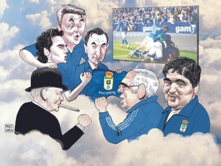Lángara, Dubovsky, Tensi, Pelayo… y el ascenso celestial: un cuento sobre los oviedistas que ya no están