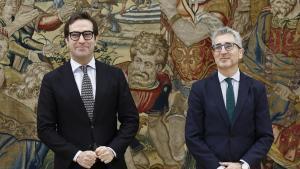 Carlos Cuerpo, en la seva presa de possessió com a vicepresident: "El meu compromís és mantenir viu el sentiment que Espanya creix"