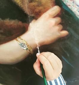 Restauración de un cuadro