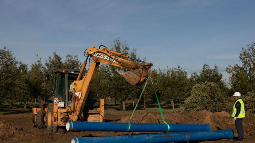 Obras de abastecimiento del alfoz de Zamora en Villaralbo.