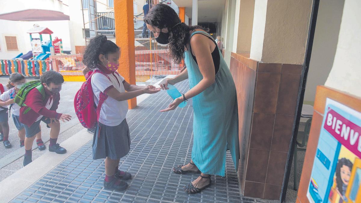 Inicio del curso escolar del año pasado en el colegio Corpus Christi.