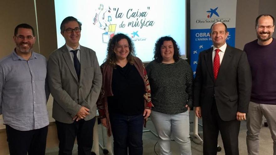 La iniciativa &quot;La Caixa&quot; de Música llega a los niños más vulnerables