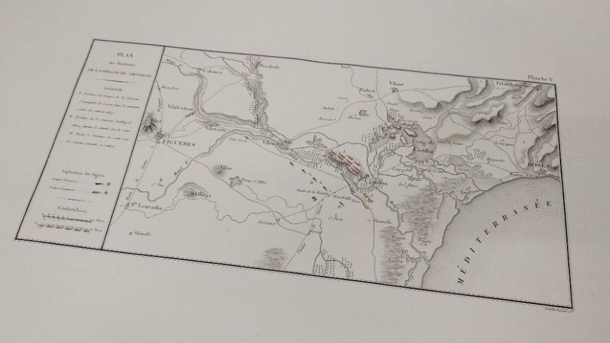 El mapa adquirit per l&#039;Arxiu de Castelló d&#039;Empúries.