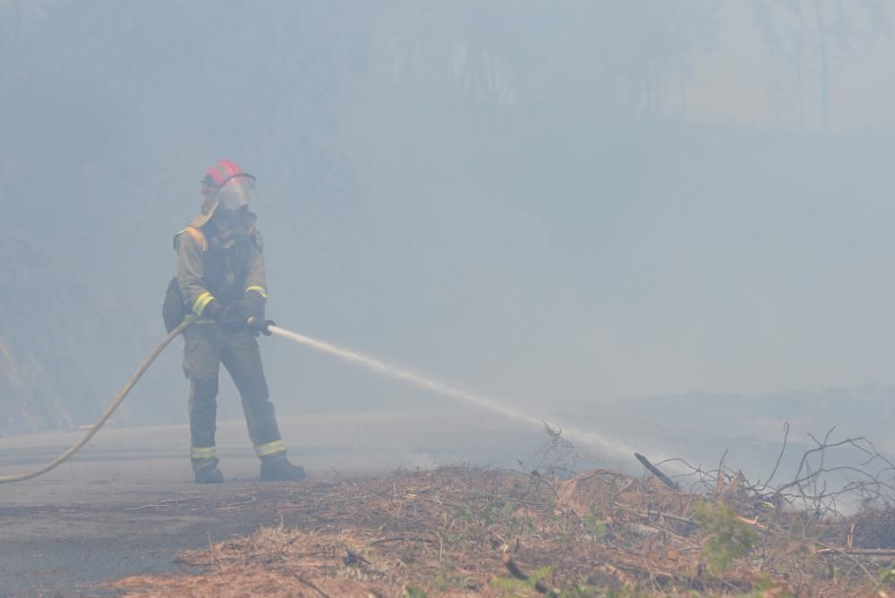 Incendio forestal en San Salvados de Meis