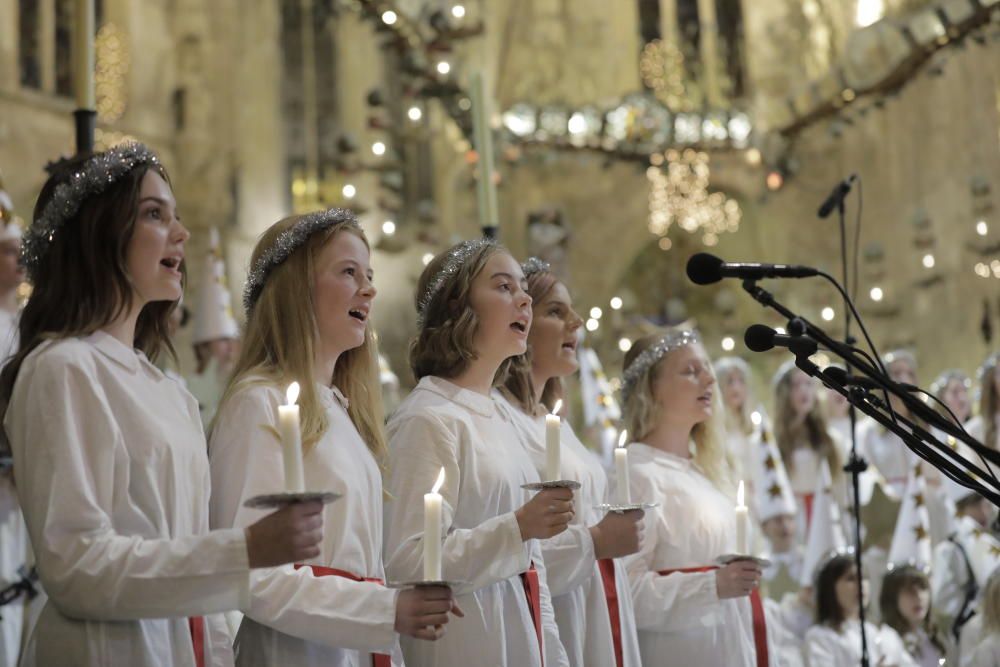 Santa-Lucía-Fest in der Kathedrale in Palma de Mallorca