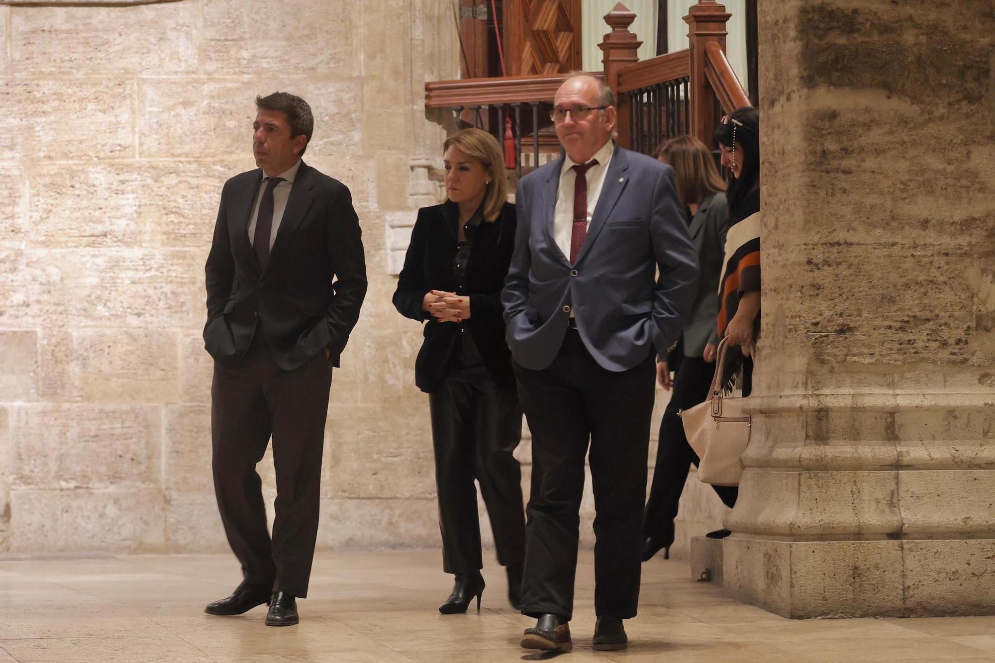 Reunión del representante de las víctimas de la dana con Carlos Mazón