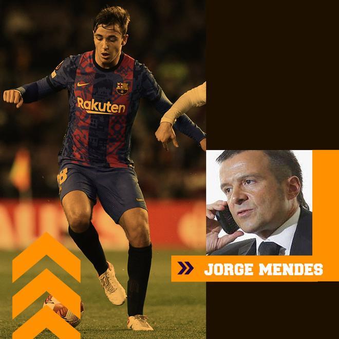 Pese a los rumores, Mendes, representante de Nico, asegura que el Barça no se quiere deshacer del canterano