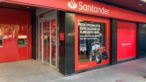 Oficina agro de Banco Santander. 