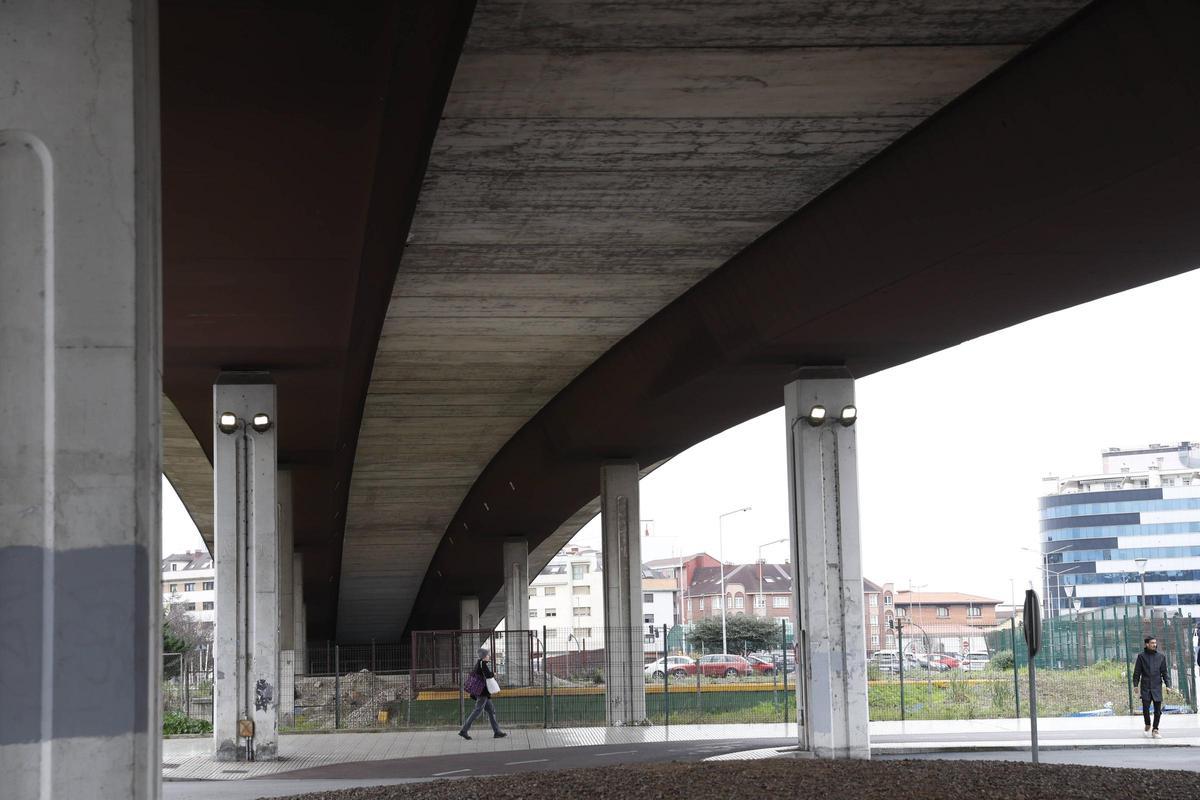 Inmediaciones del viaducto de Carlos Marx.