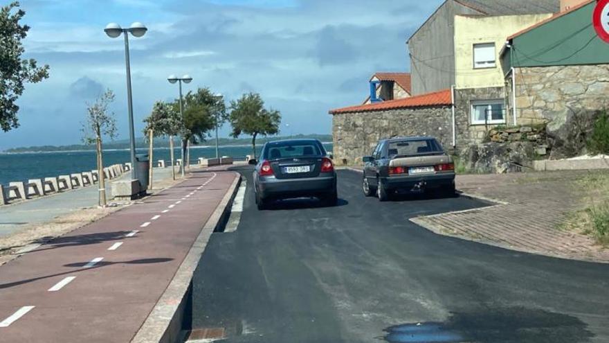 El vial desde Terra de Porto hacia Lordelo, ya asfaltado. |   // FDV