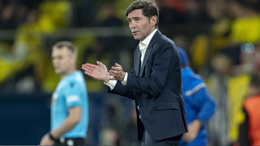 Marcelino: &quot;Tres errores puntuales nos privaron de ganar el partido&quot;