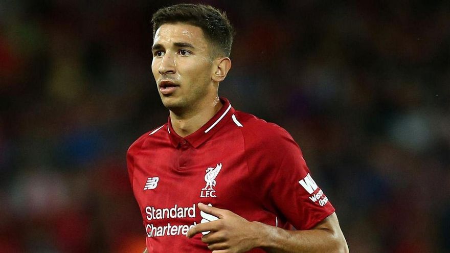 Marko Grujic, en un partido durante su etapa con el Liverpool. | LIVERPOOL