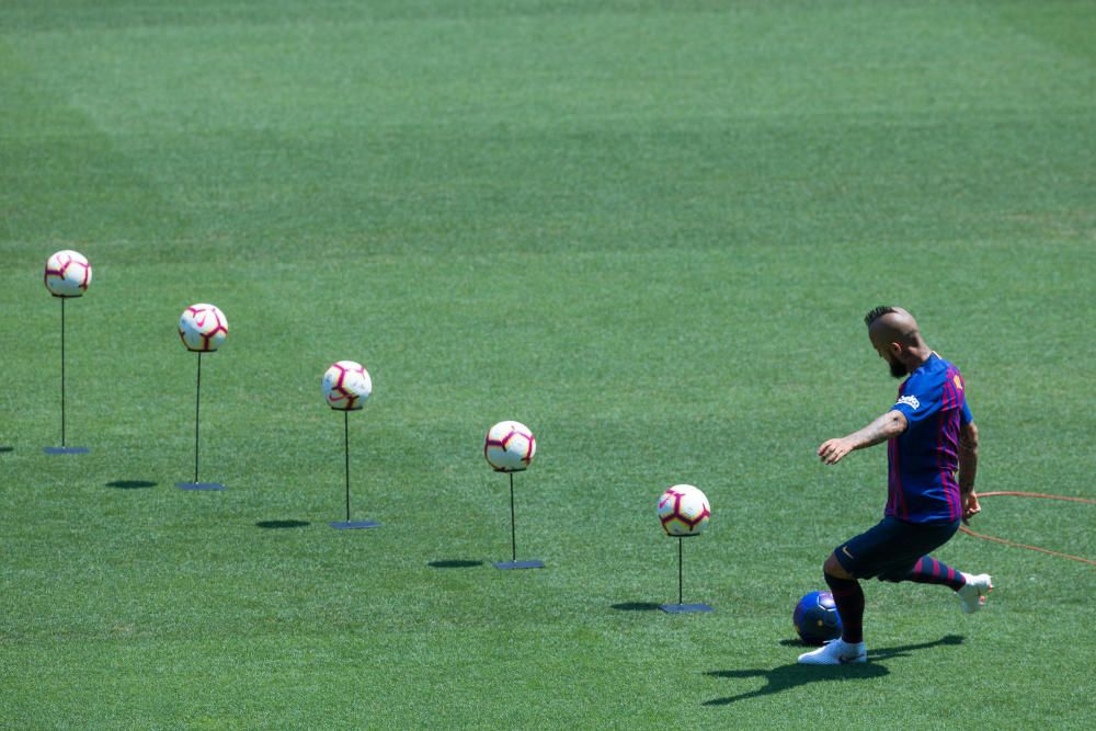 Presentació d'Arturo Vidal