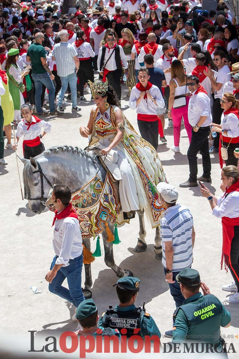 Moros y Cristianos en la mañana del dos de mayo en Caravaca