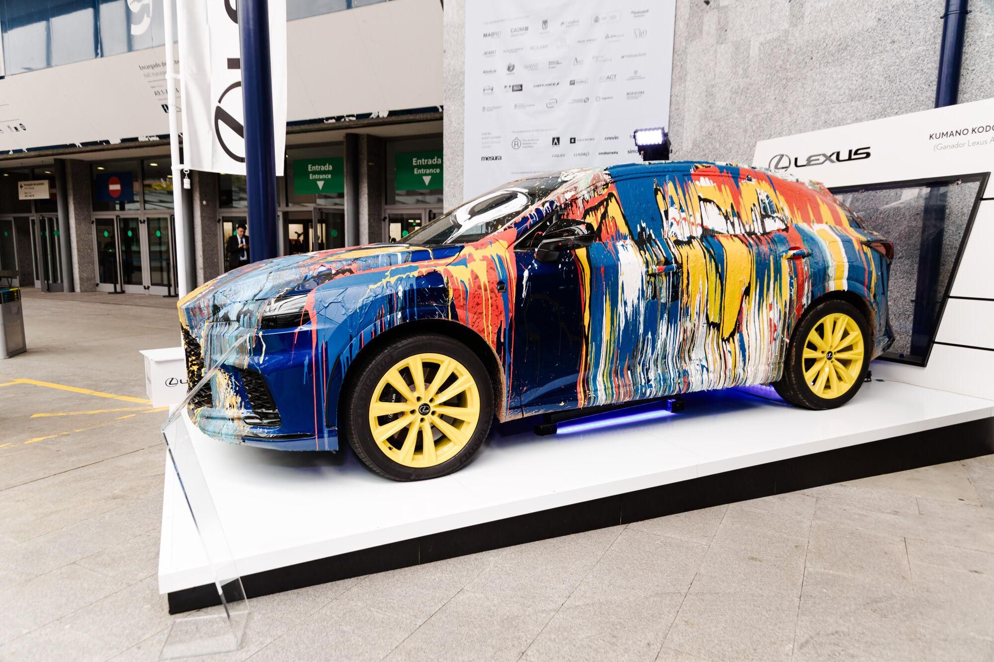 Un coche de Lexus en la feria ARCO, a 5 de marzo de 2025, en Madrid (España). Lexus es el Vehículo Oficial de ARCO Madrid 2025, la 44ª edición de la Feria, donde cuenta con un espacio de exposición en el que la marca muestra la intervención artística sobre un LBX, ganadora del concurso Lexus Art Car 2024. Además, con el fin de apoyar y reconocer el trabajo de las galerías, Lexus entrega por cuarto año consecutivo el Premio Lexus al Mejor Stand y Contenido Artístico de la Feria. 05 MARZO 2025;LEXUS;ARCO;FERIA;ARTE;COCHE;VEHÍCULO Carlos Luján / Europa Press 05/03/2025. Carlos Luján;