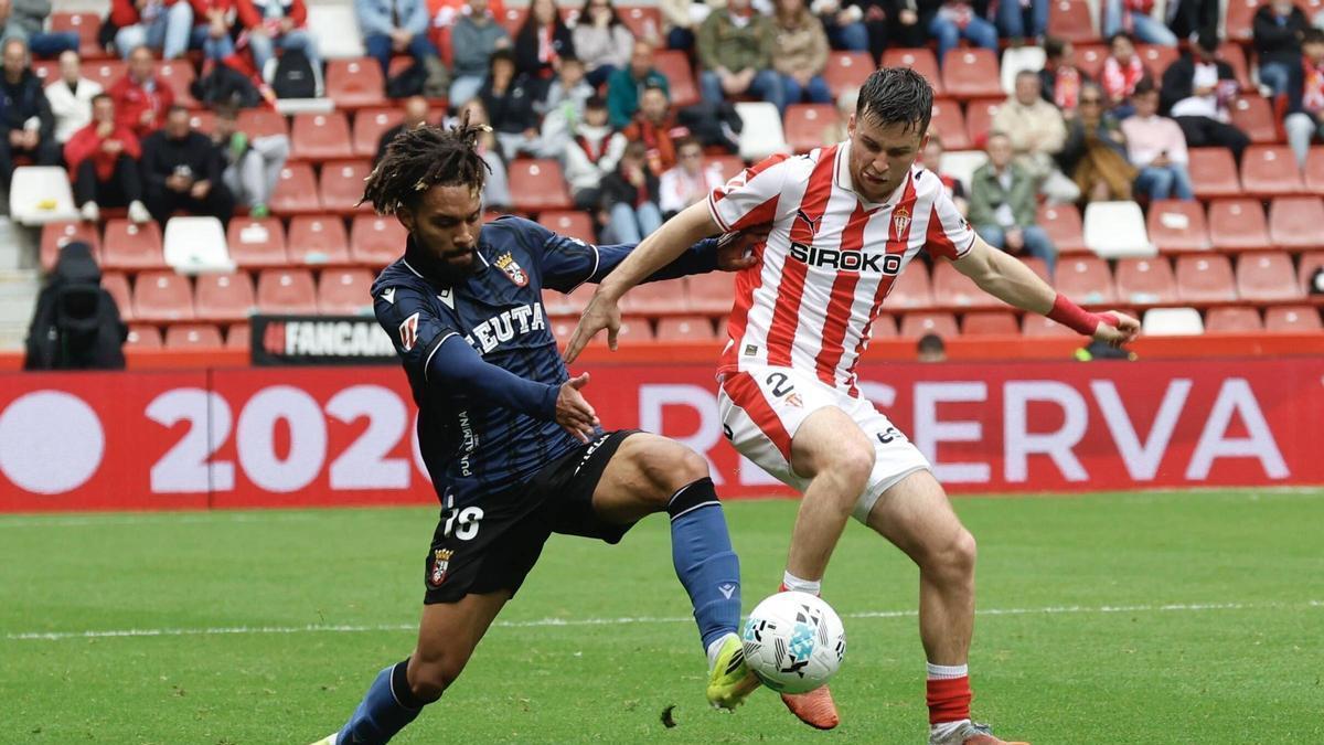 Así fue el partido entre el Sporting y el Ceuta