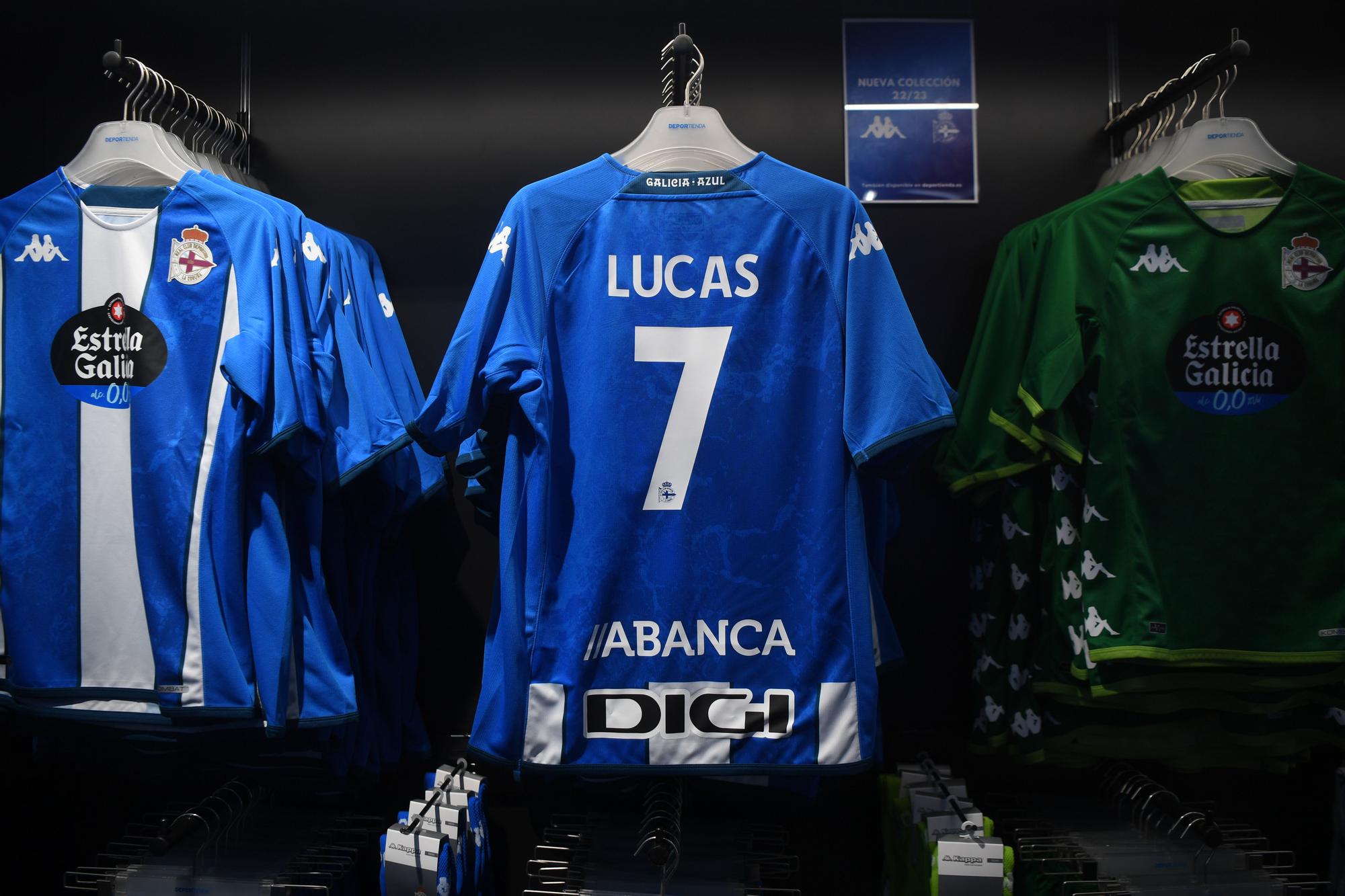 Locura por la camiseta de Lucas