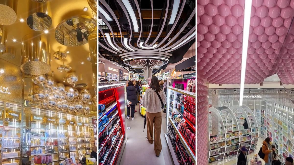 Tres rincones de las espectaculares tiendas Primor