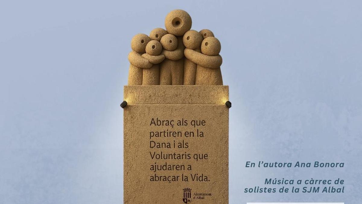 Albal tendrá su monumento homenaje a las víctimas y voluntarios de la dana.