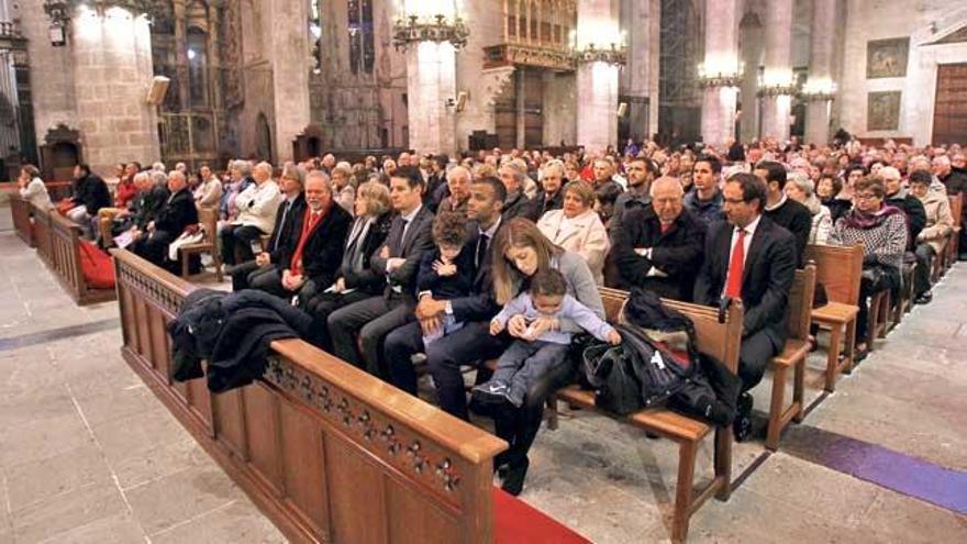 El Mallorca celebró ayer la misa del Centenario.