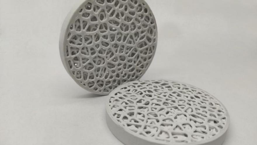 Filtro de alúmina impreso en 3D en ITC. | LEVANTE-EMV
