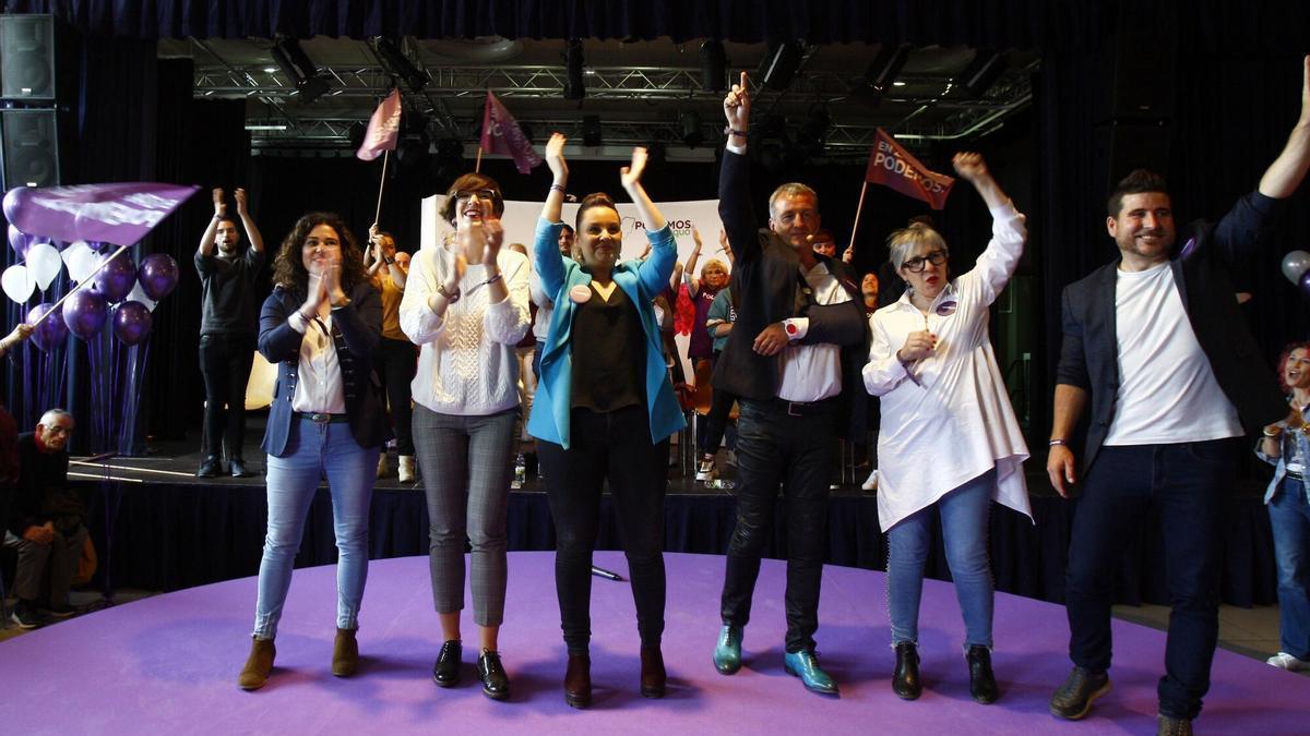 Mitin de Podemos de las elecciones autonómicas.