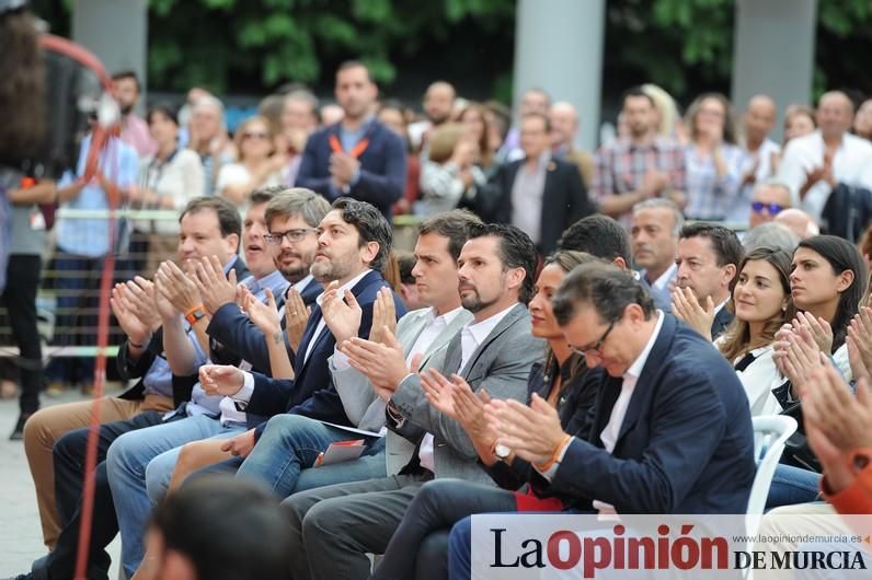 Albert Rivera, líder de Ciudadanos, en Murcia